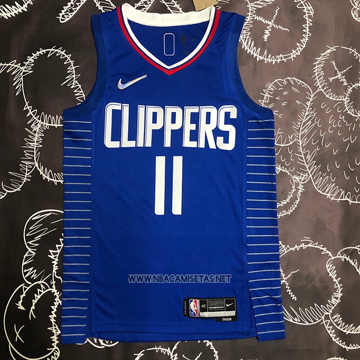 Camiseta Los Angeles Clippers John Wall NO 11 Icon 2020-21 Azul